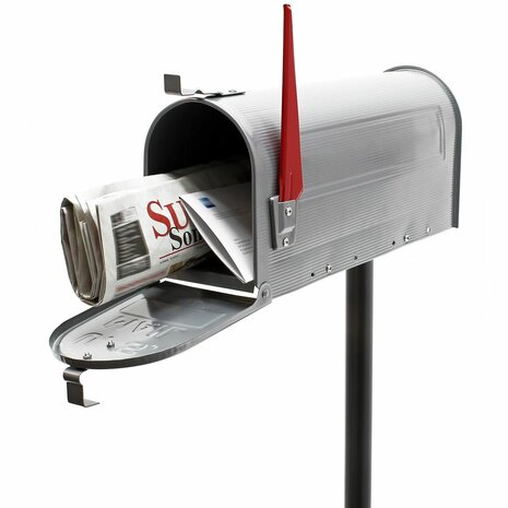 paal voor us mailbox brievenbus