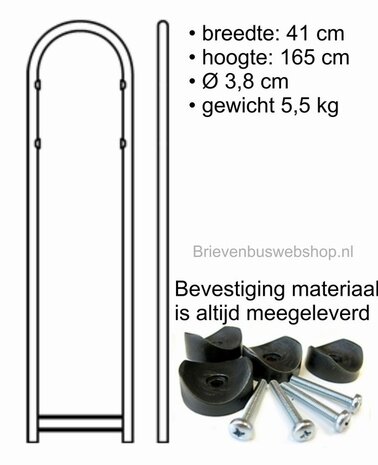 brievenbus Bobi Classic S met Round