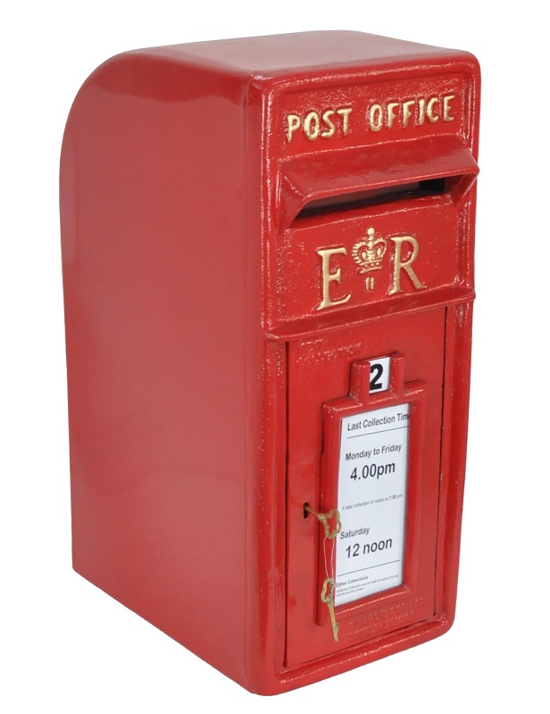 Engelse brievenbus rood